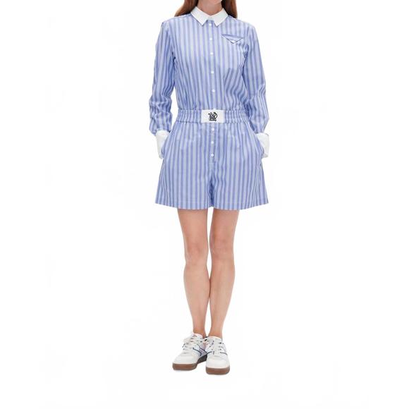 NEW BAUM UND PFERDGARTEN natie shorts in wedge blue stripe